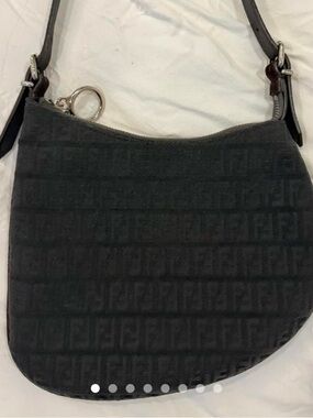 Fendi Zucca Oyster shoulder bag